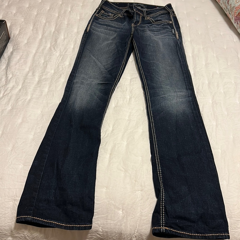 Silver jeans